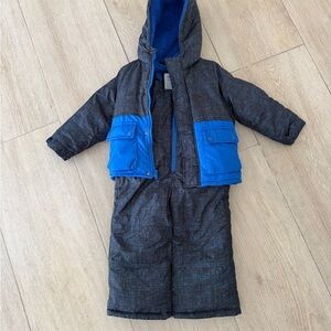 Carter's Black and Blue Snowsuit